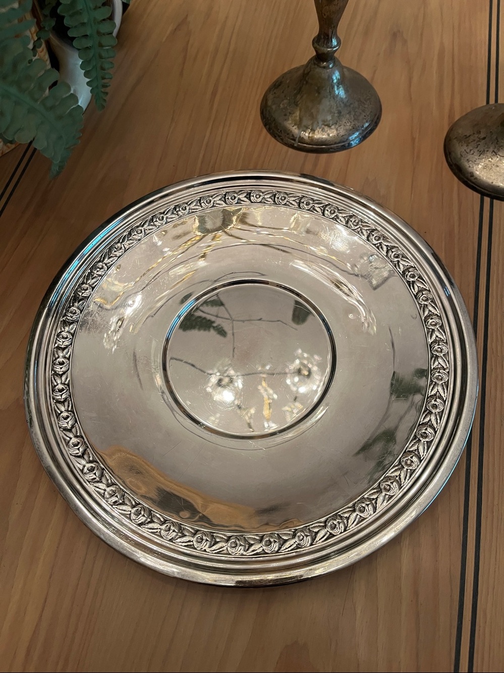 Reed & Barton silver plated Plate